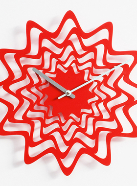 意大利Progetti挂钟Flux时钟表家居创意设计进口欧式