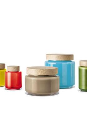 丹麦Holmegaard palet 密封瓶/储物罐/茶叶罐/储物瓶/密封罐/摆件