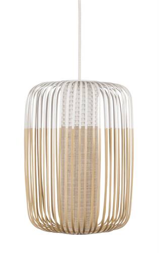 法国Forestier Bamboo Pendant Light 户外型 竹编吊灯 L号大型