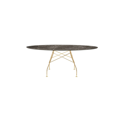 意大利Kartell 椭圆桌大桌现代简约 GLOSSY 创意设计进口欧式