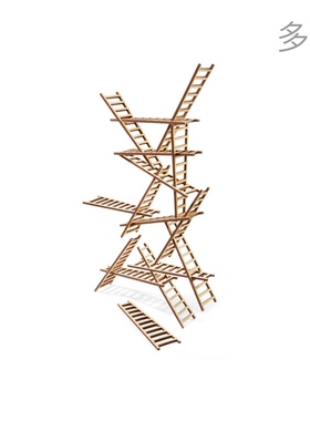 LAS ESCALERAS 叠叠乐平衡木堆塔益智游戏 美国 MoMA 出品