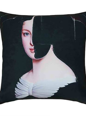英国Mineheart Edith Cushion 肖像抱枕靠垫2种质地