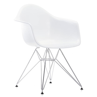 塑料制 灰色系Eames 伊姆斯扶手椅 瑞士Vitra DAR创意设计进口