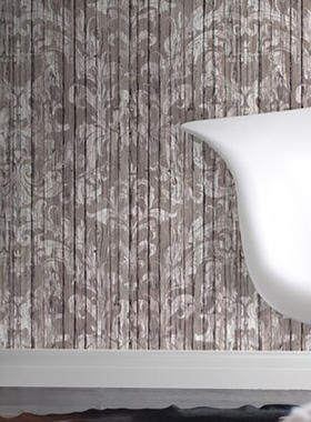 英国Mineheart Driftwood Damask Wallpaper 浮木锦缎墙纸