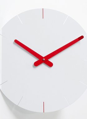 意大利Progetti挂钟Sheet折角金属钟表家居创意设计进口欧式