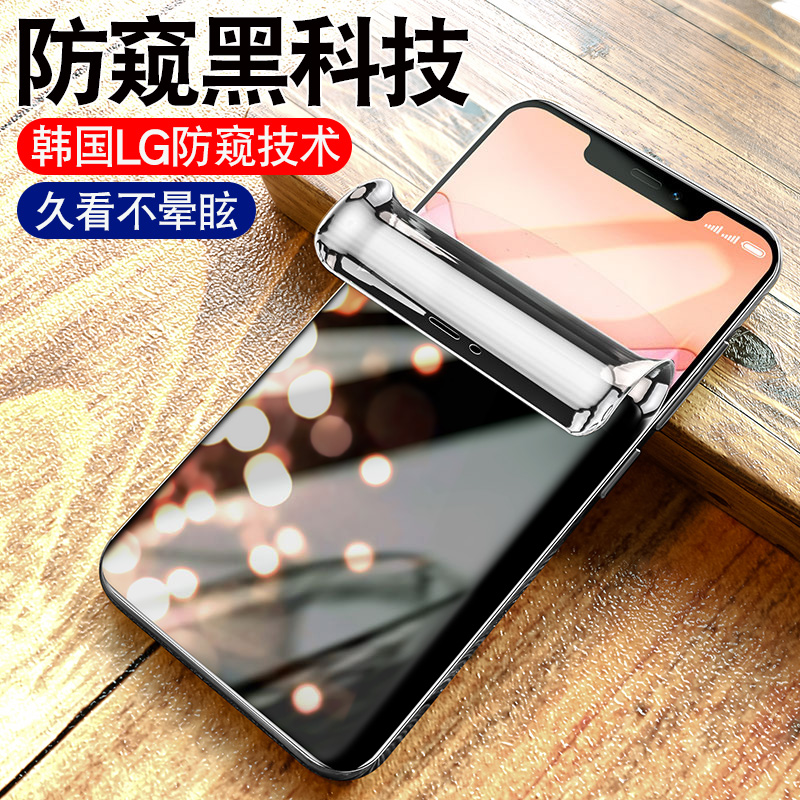 适用iphone11系列防窥水凝膜