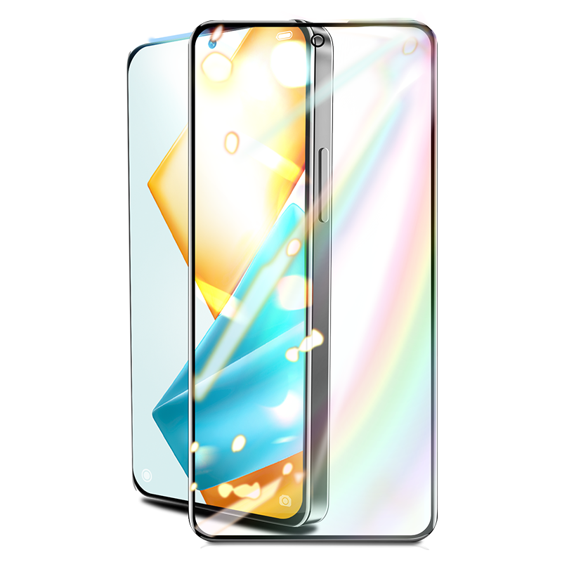 适用华为荣耀300/90GT钢化膜80Pro直屏版30/20se手机10/9/Play8T/7TPro/6c/5活力4/3防窥膜v10/x40i贴膜x30s