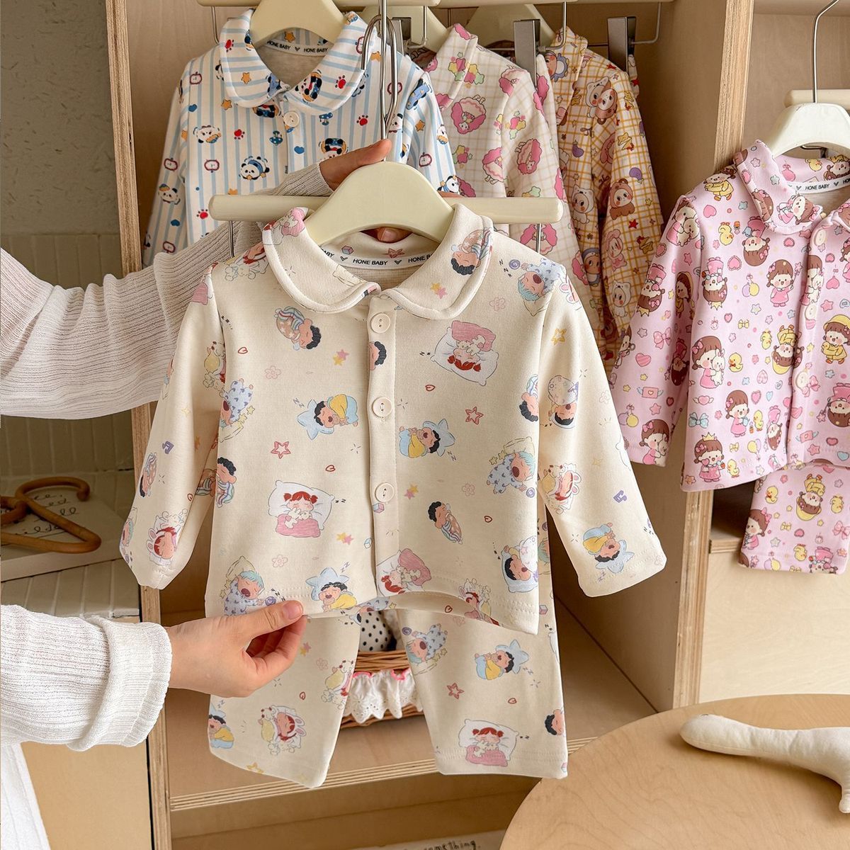 儿童家居服春秋冬睡衣套装卡通