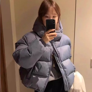 白鸭绒连帽羽绒服小个子保暖外套 新款 天花板 韩国OUNCE2025冬季