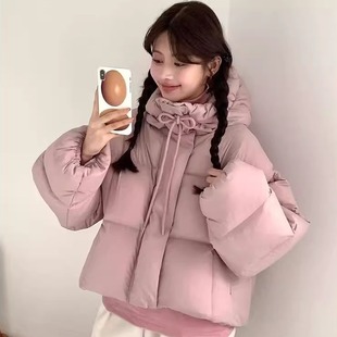 韩系百搭泡芙鹅绒羽绒服女保暖外套 新款 高品质 EGG韩国2025冬季
