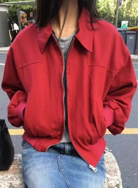 天花板！breathe韩国东大门2025秋季新款气质两面穿夹克女短外套