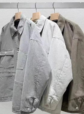 高品质！statement韩国2025秋季宽松显瘦夹棉牛仔外套女薄款棉衣