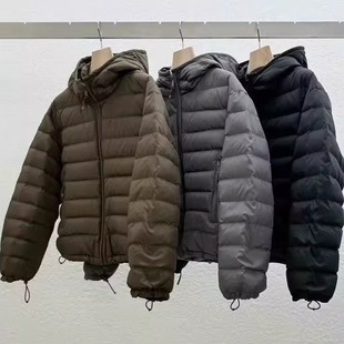 高品质！statement韩国2025冬新款鹅绒保暖短款排骨羽绒服外套女