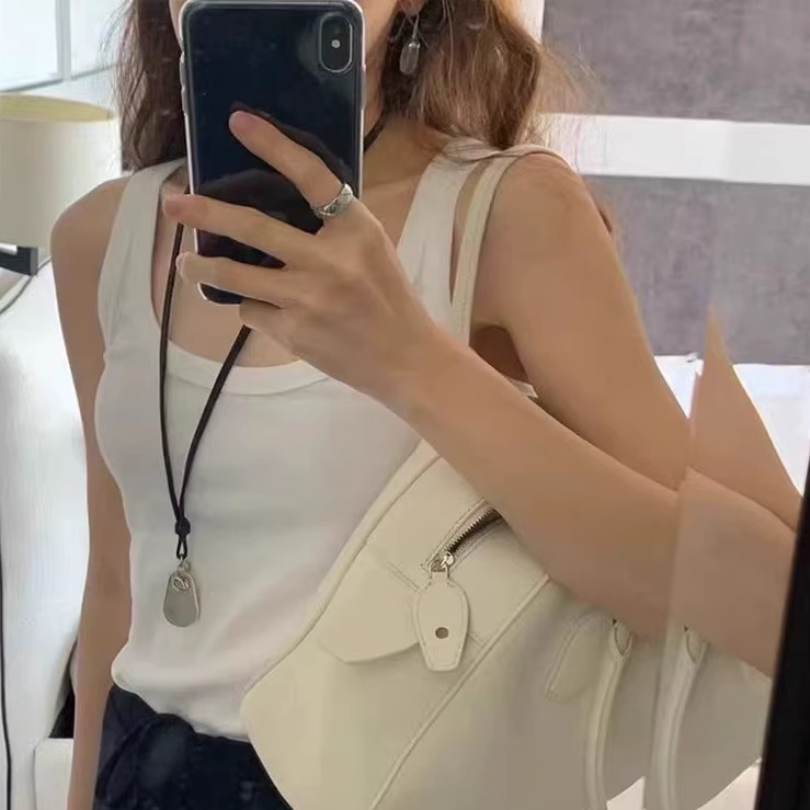 秋新款百搭无袖内搭上衣显瘦美背