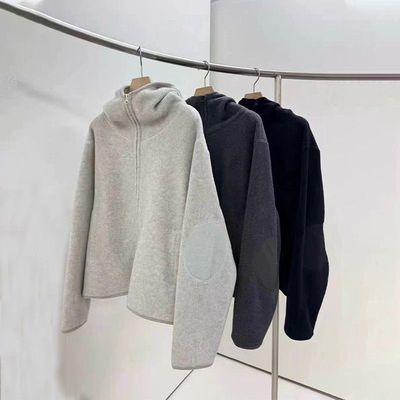 摇粒绒加厚保暖外套女短款夹克