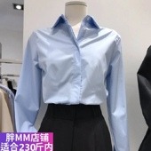 衬衫 韩国东大门2025春秋新款 职业长袖 纯色百搭净版 休闲女上衣 时尚