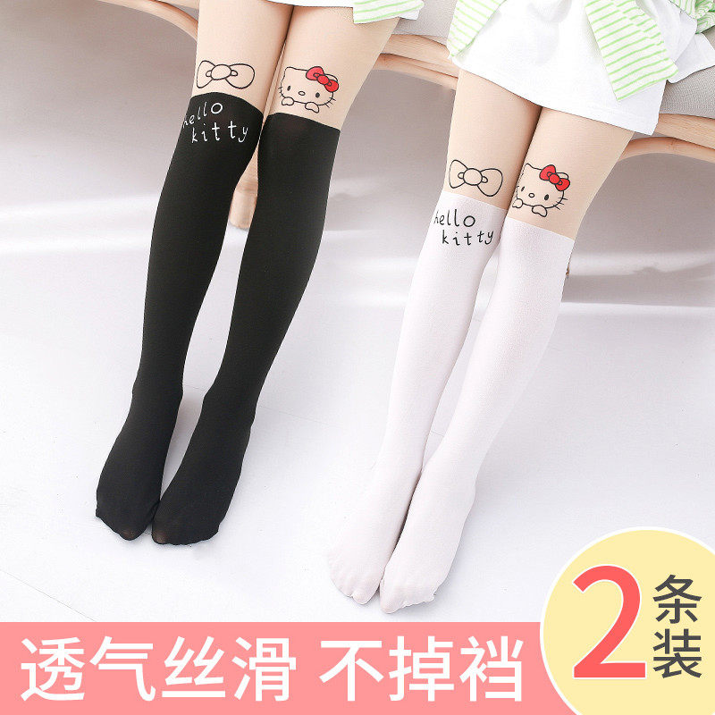 儿童丝袜连裤袜女童超薄春夏季防勾丝肉色小女孩打底袜5-7-9-12岁