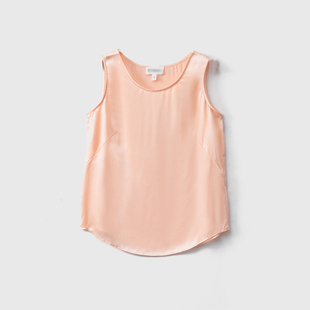 特惠 外穿100%桑蚕丝休闲百搭上衣夏 重缎22姆米真丝背心女吊带衫