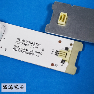全新适用于乐华55X700背光LED灯条5灯10条曲面屏