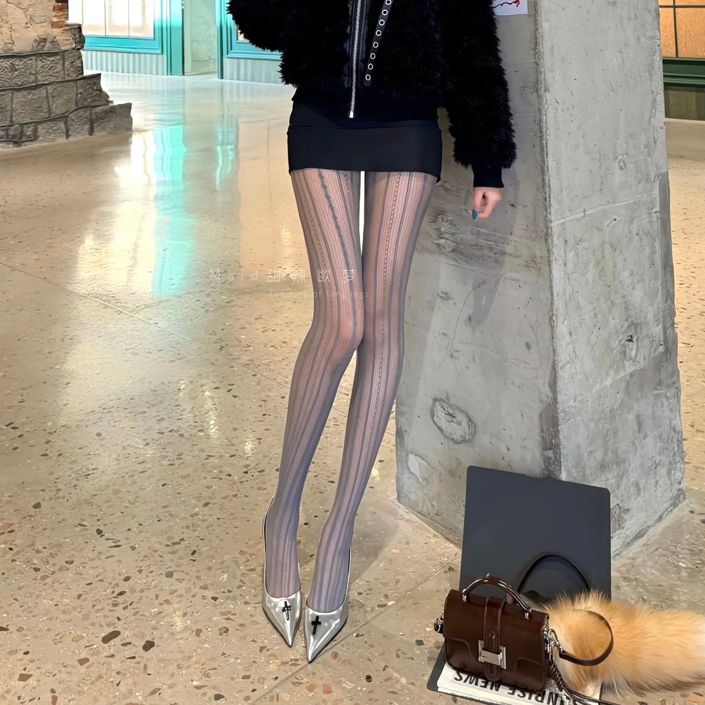 网红纯欲辣妹黑丝美腿火辣性感丝袜御姐风打底袜博主穿搭连裤袜子,女士内衣/男士内衣/家居服,连裤袜/打底袜,淘宝优惠券,粉丝福利购,淘宝优惠卷