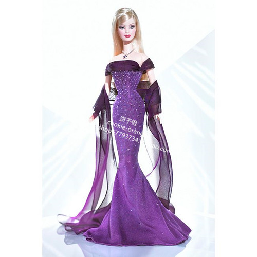 预 Barbie Birthstone February Amethyst 2003 二月生辰石芭比