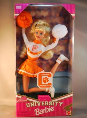预 Barbie Clemson University 1997 克莱姆森大学啦啦队长芭比