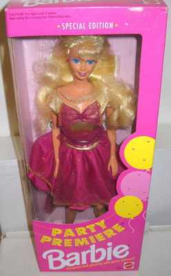 预 Barbie Party Premiere 1992 首次派对芭比 开口笑