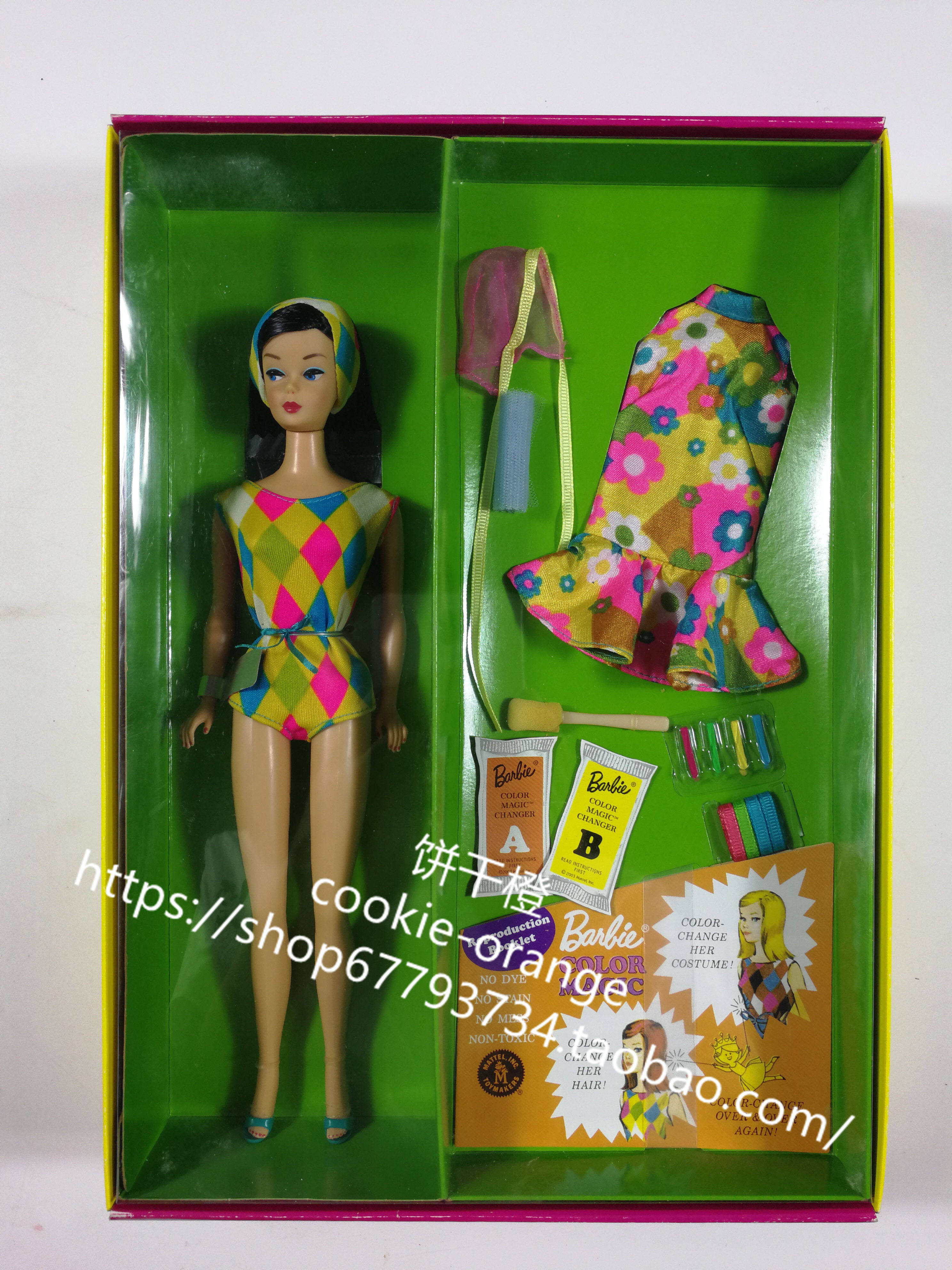 发 Barbie Color Magic 2003 魔幻色彩芭比娃娃 复刻 限量珍藏