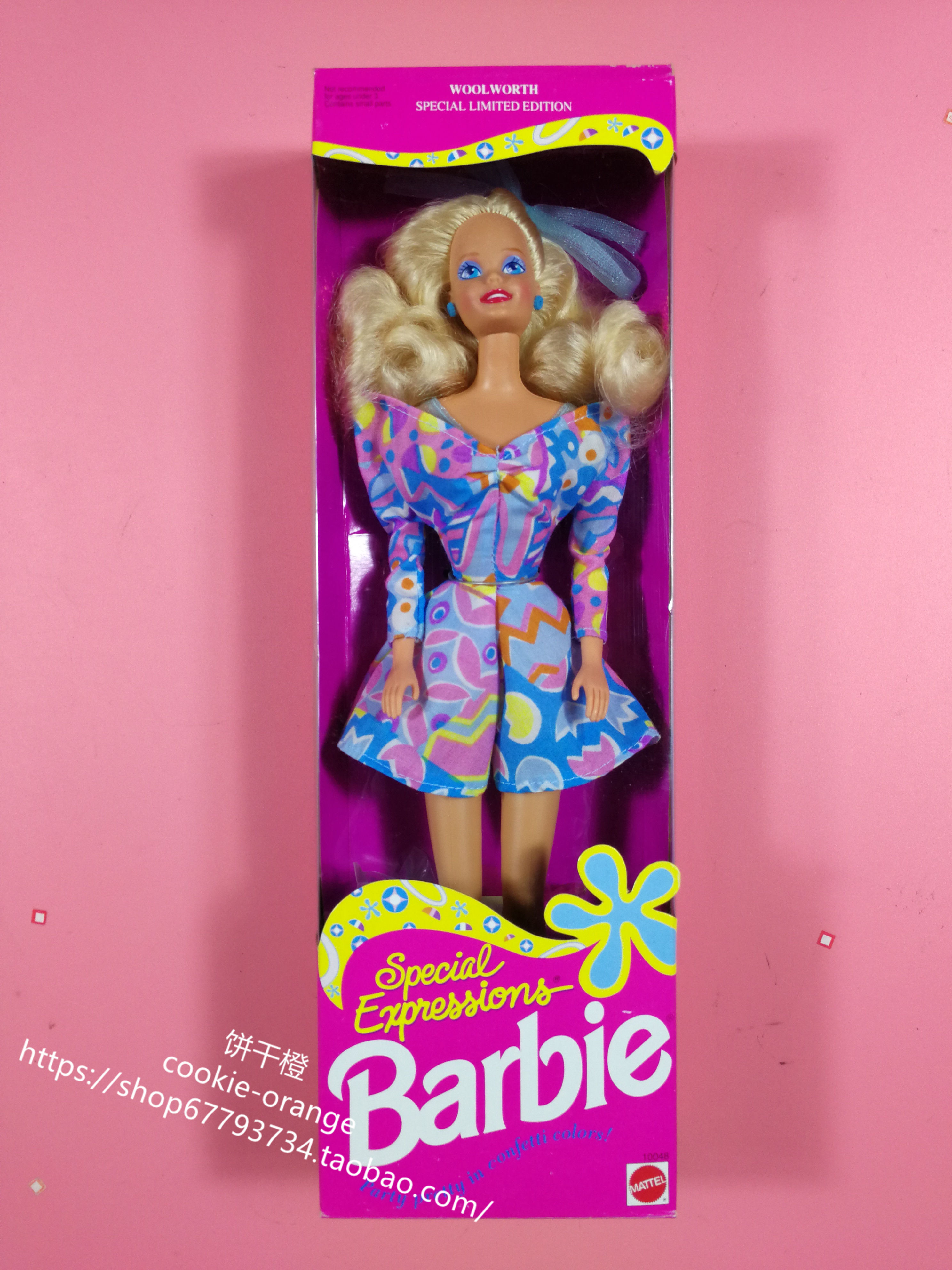 预 Barbie Special Expressions Blonde 1992 正品绝版芭比娃娃