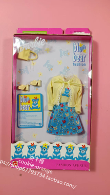 预 Barbie Fashion Avenue Animation Bloo Bear 2001 芭比衣服