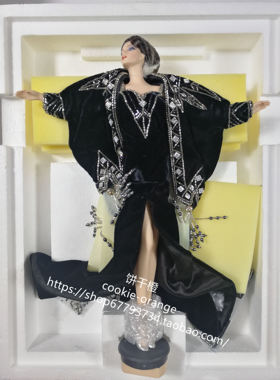 发 Barbie Erte Stardust 1996 星尘芭比 陶瓷限量珍藏