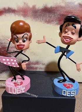 发 I Love Lucy Bobbing Head Dolls 美国品牌摇头露西娃娃