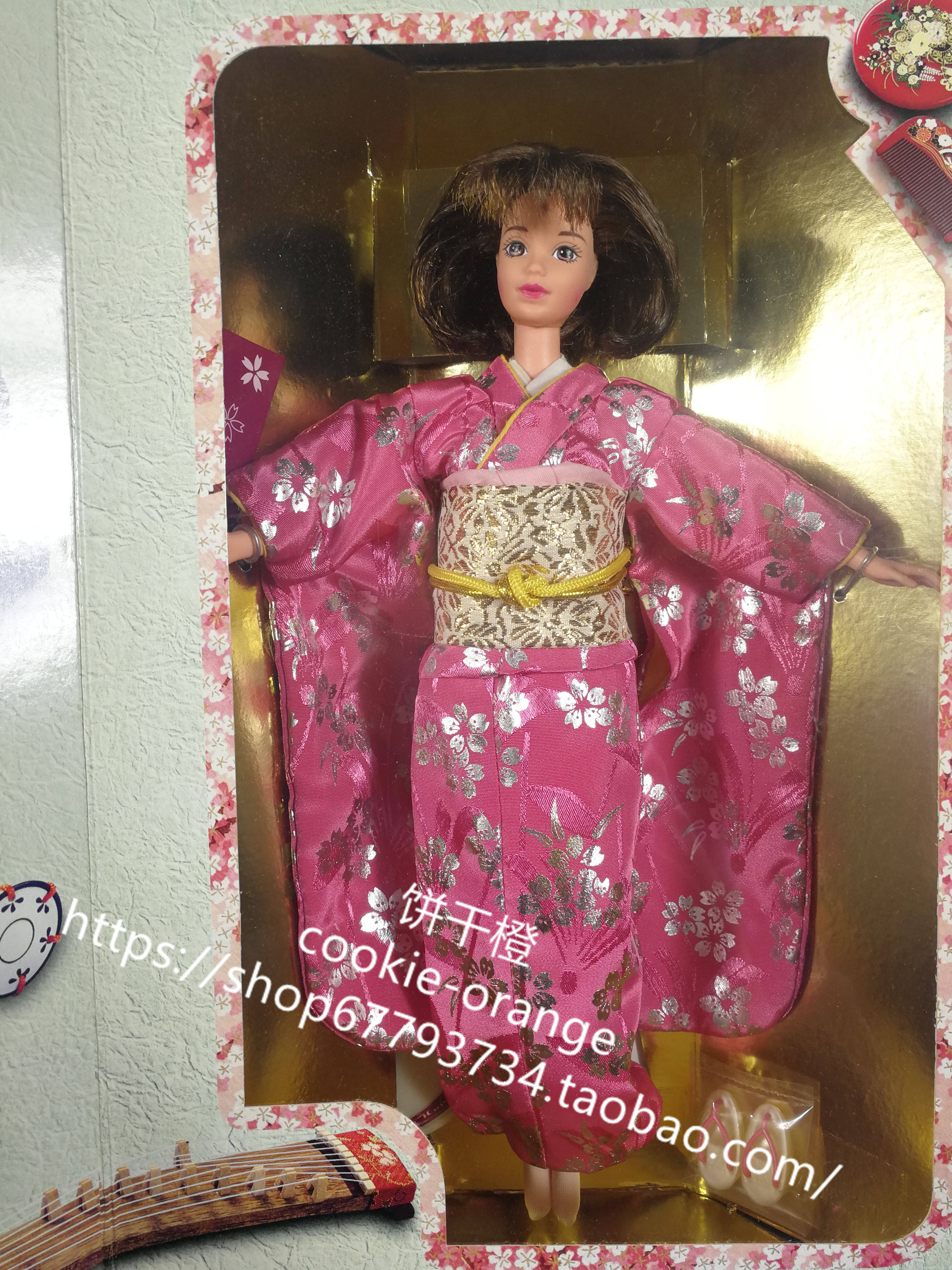 预barbie happy new year japanese 1996 日本新年快乐娃娃嘟嘟嘴