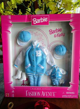 发 Barbie Kelly Fashion Avenue 17292 芭比凯莉娃娃棒球配件