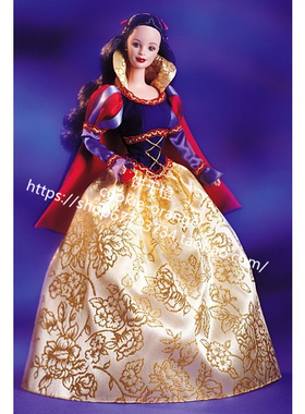 发 Barbie Snow White 1998 正品绝版白雪公主芭比娃娃