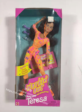 发 Barbie Workin Out Teresa 1996 正品绝版芭比娃娃