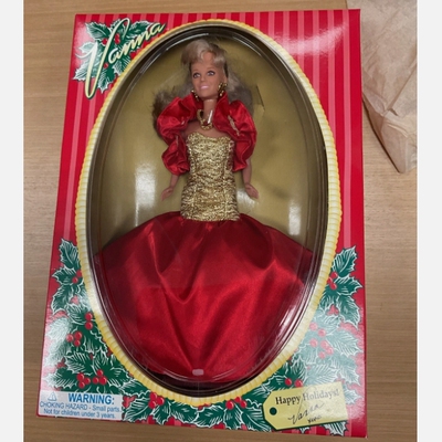 发 Vanna White Happy Holidays Doll 美国品牌娃娃 非芭比