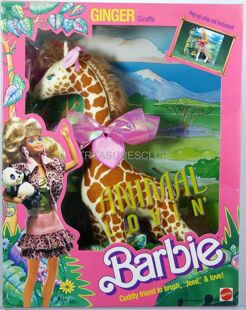 Lovin Animal Barbie 可爱动物长颈鹿 Giraffe 1988 Ginger 预