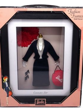 发 Barbie Fashion Frames commuter Set Wall Decor 芭比相框壁
