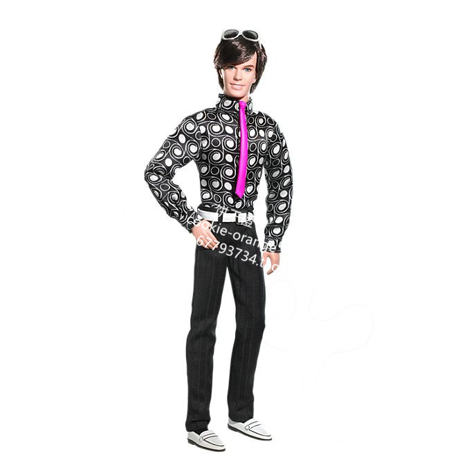 发 Barbie Pop Life Ken 2009 流行生活肯 50周年 铂金标