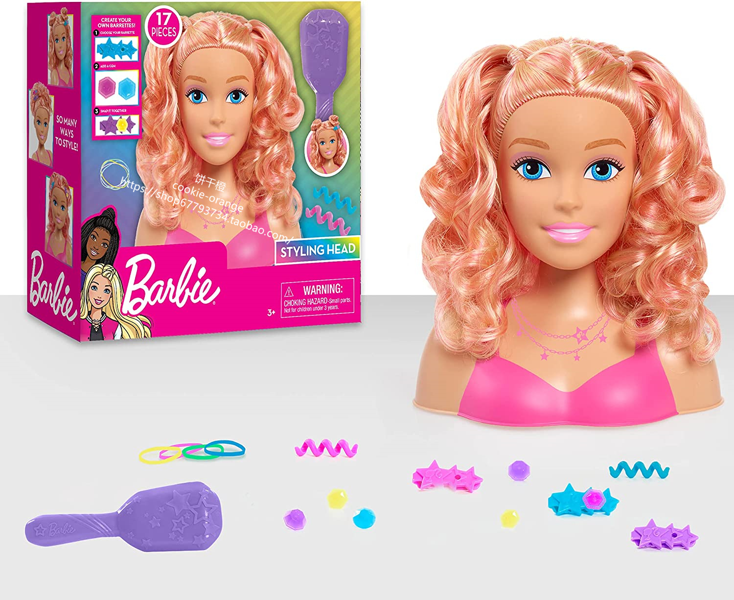 Barbie百变造型大头芭比娃娃