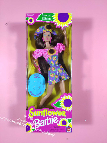 发 Barbie Sunflower Teresa 1994 向日葵芭比娃娃