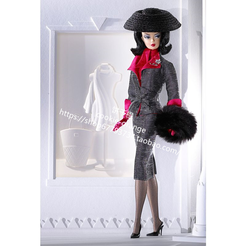 发 barbie muffy roberts silkstone 2005 芭比st 金标