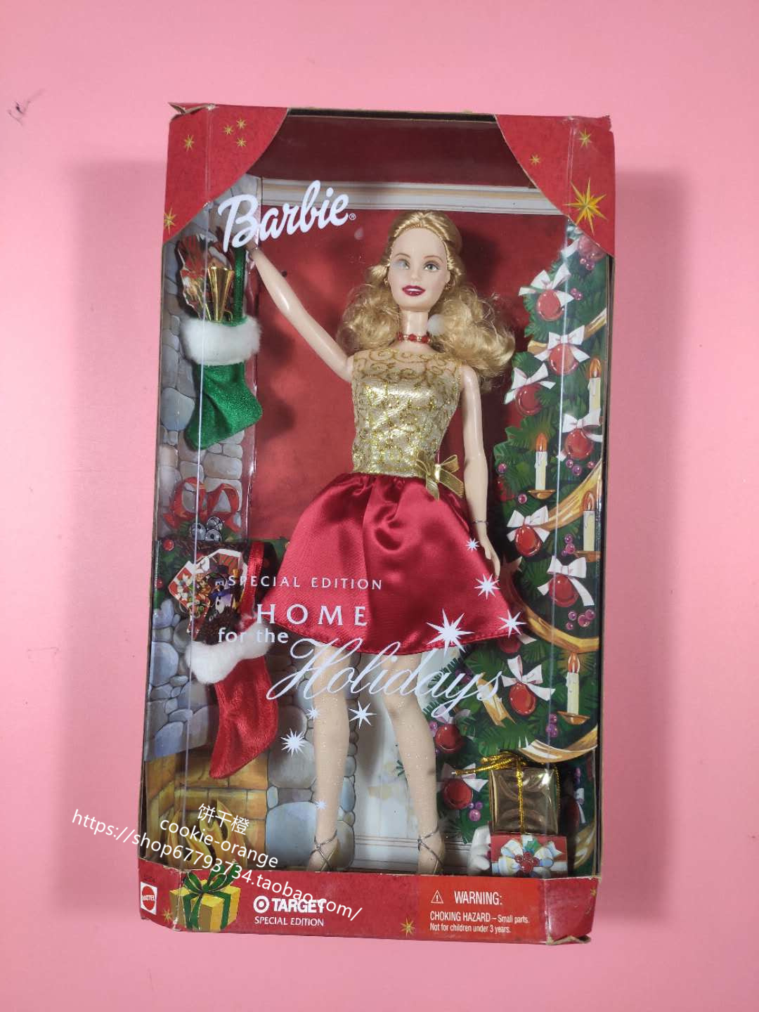 发 Barbie Home for the Holidays 2001 假日芭比娃娃