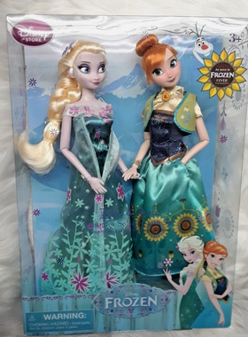 发 Disney Frozen Fever Elsa Anna Summer Solstice冰雪奇缘娃娃
