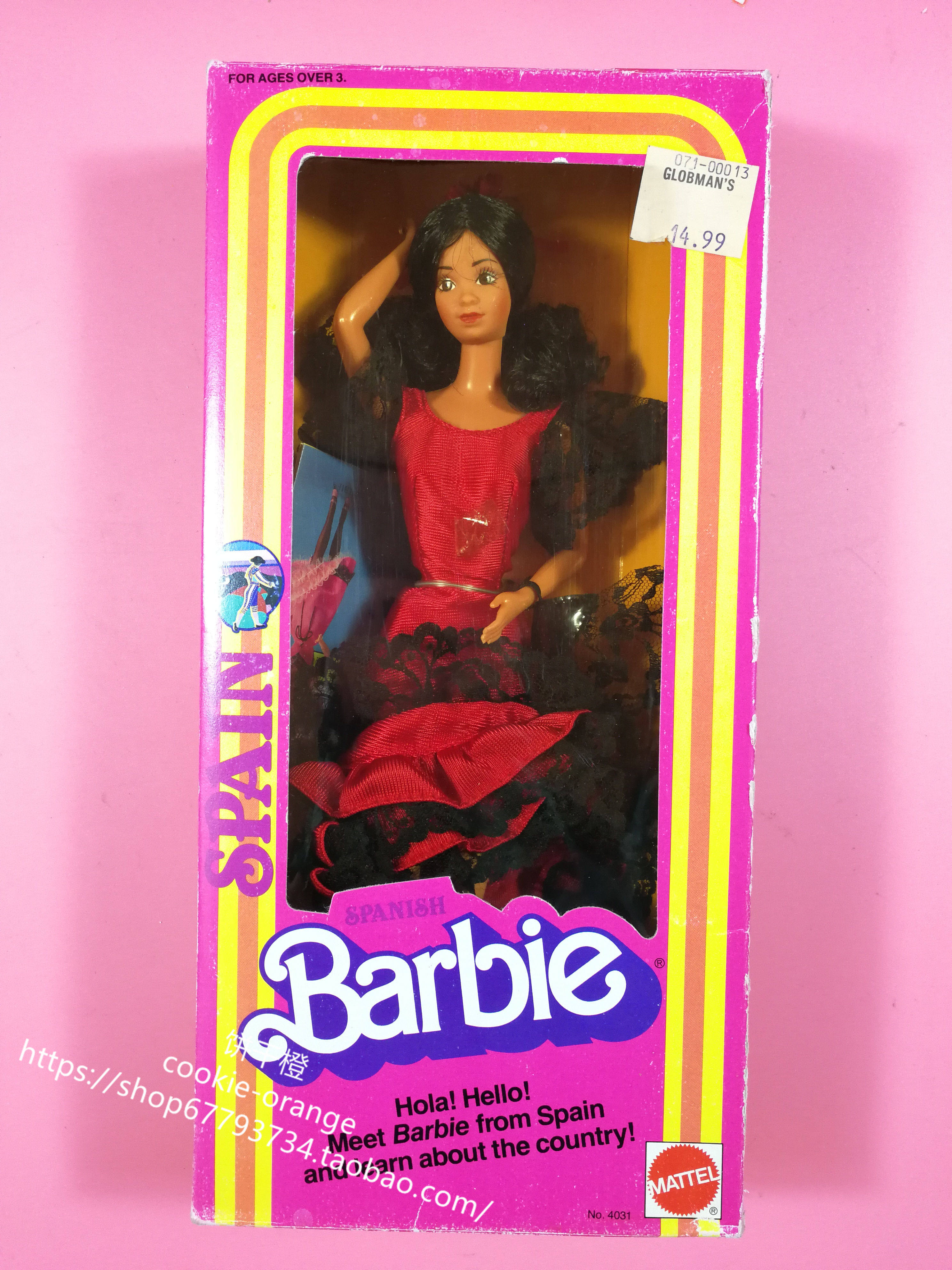 预 Barbie Spanish Dolls of The World 1982 西班牙世界风情芭比