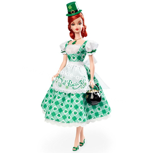 发 Barbie Shamrock Celebration Fan Club 2015 四叶草芭比娃娃
