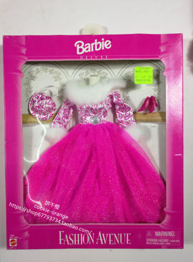 发 Barbie Fashion Avenue Deluxe 14307 14305 1996 芭比礼服裙