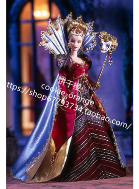 发 Barbie Venetian Opulence 2000 正品绝版假面舞会芭比娃娃