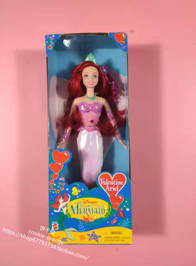 预 Disney The Little Mermaid Valentine Ariel 小美人鱼娃娃